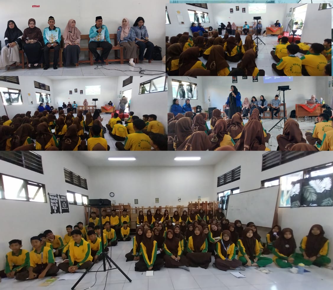 Cegah Bullying dan Intoleransi, Pesdik MTsN 1 Kapuas Antusias Ikuti Sosialisasi dari Dinas P3APPKB