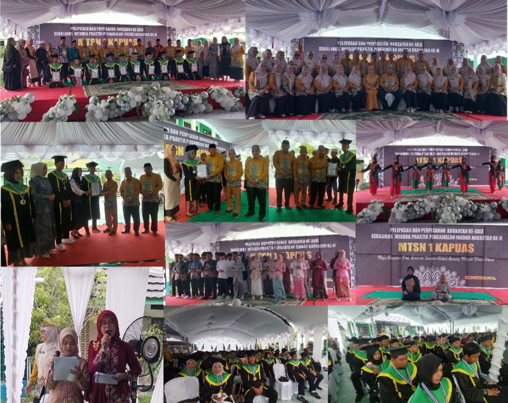 Penuh Haru dan Doa, MTsN 1 Kapuas Resmi Lepas Ratusan Peserta Didik Angkatan Ke-29
